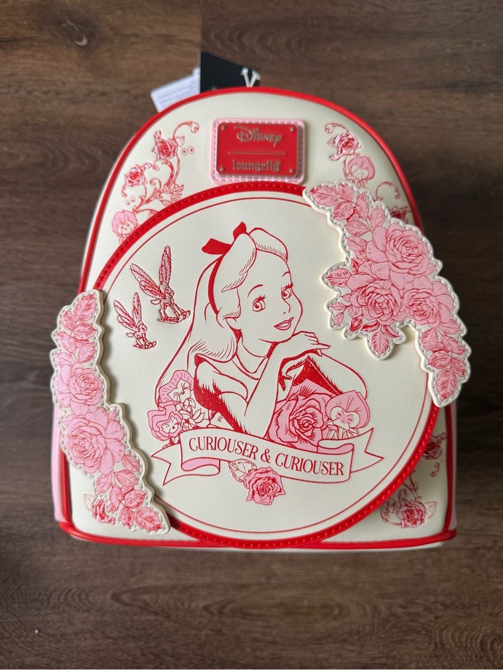 Loungefly Disney Alice in Wonderland Curiouser Sketch Scented Mini Backpack